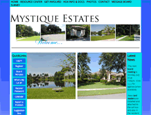 Tablet Screenshot of mystiquehoa.com